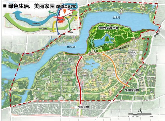 天博风景园林与旅游类 2019北京世园会自然生态展示区园林景观工程设计(图1)