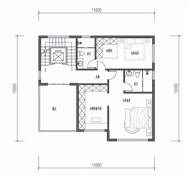 天博官网30套农村自建房别墅设计图占地110平方米左右造价只要20万起(图4)