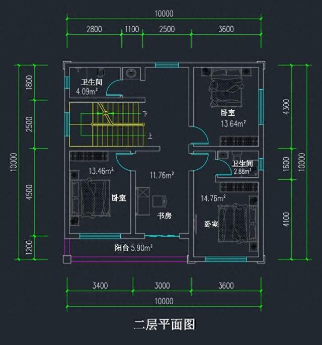 天博12套二层小面积农村自建房别墅你更喜欢哪款二层农村自建房别墅(图8)