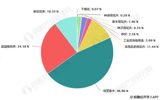 天博体育官方平台入口2018年中国花卉行业发展概况及趋势分析 区域专业化布局科技(图2)