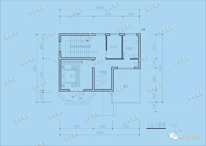 天博简约时尚农村小别墅双露台+双起居室建上惊艳一栋十里八乡！(图2)