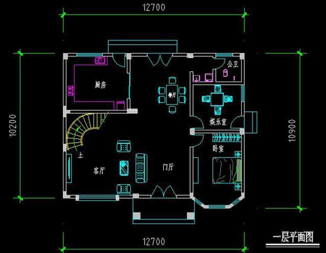 天博官网入口25万自建实用3层别墅12X10米含平面图！(图2)