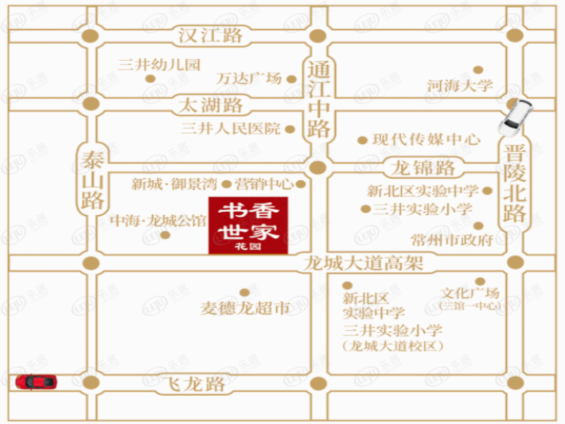 天博常州市新北书香世家花园户型图曝光(图4)