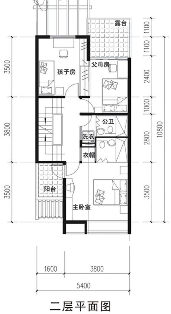 天博官网新中式农村自建房 5米面宽宅基地 这样布局好(图3)