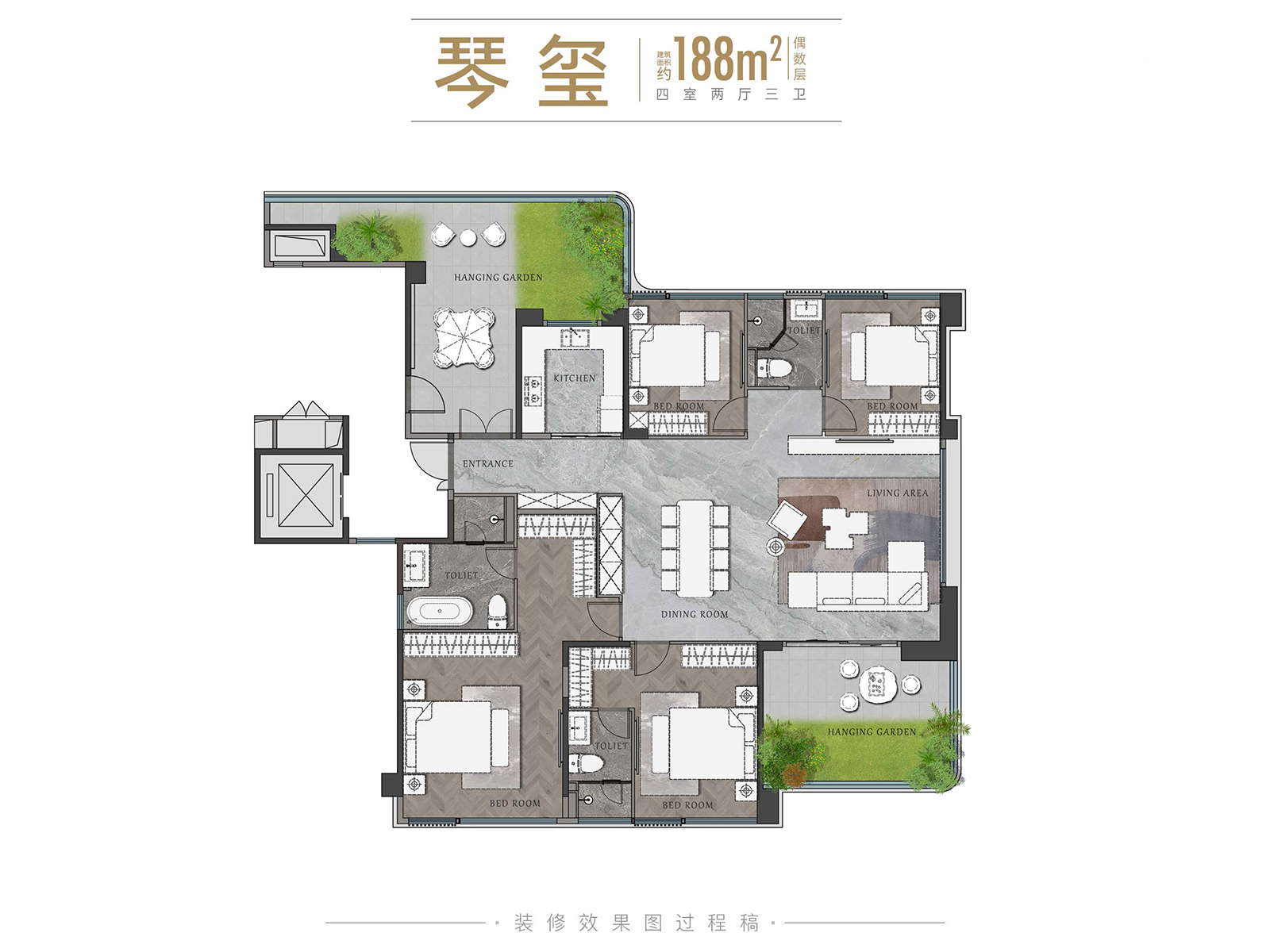 天博官网入口保利国贸天琴湖最新情况一览！135~188㎡房源约37000元㎡