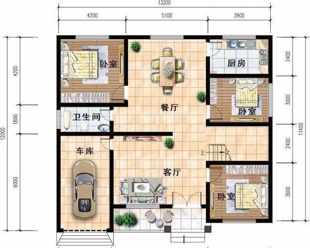 天博体育官方平台入口3款经典实用的一层别墅户型第一款建好谁看谁羡慕(图2)