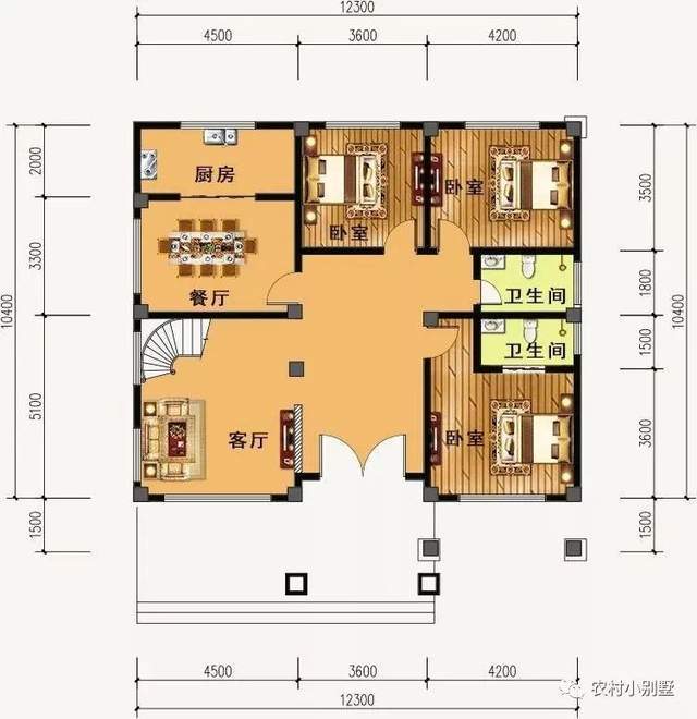 天博官网入口28套占地面积130平米三层欧式别墅总有一套合你心意农村自建房(图2)