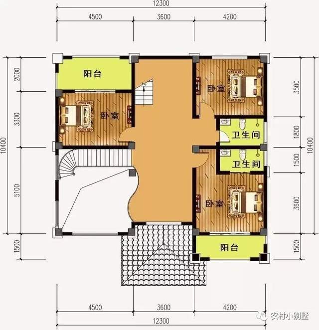 天博官网入口28套占地面积130平米三层欧式别墅总有一套合你心意农村自建房(图3)