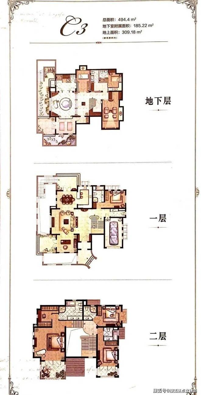 天博同润圣塔路斯官方【预约电话☎】同润圣塔路斯私家花园面积800㎡(图3)