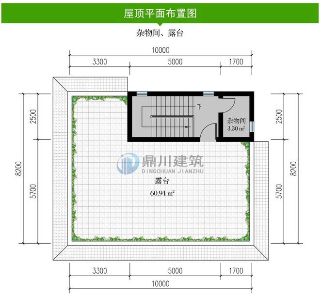 天博体育官方平台入口10×7米二层别墅简约平屋顶屋顶晒台很实用农村建房主体18万(图5)