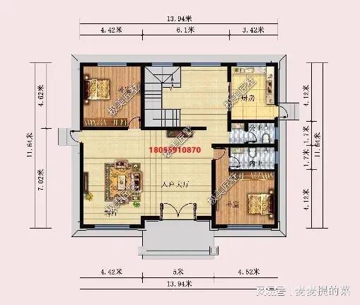 天博官网宅基地比较大的 可以尝试这一款 三层简欧风的自建房就很不错(图1)