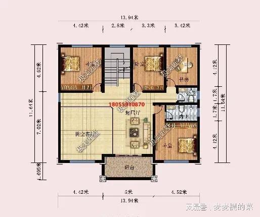 天博官网宅基地比较大的 可以尝试这一款 三层简欧风的自建房就很不错(图2)