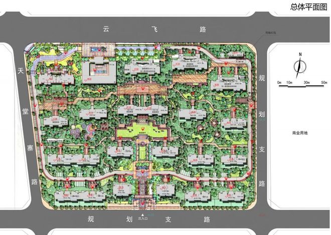 天博官网朗石园林蜀西湖畔景观设计(图4)