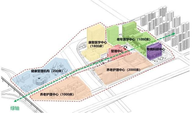 天博体育官方平台入口广州市老年医院一期工程方案设计(图3)