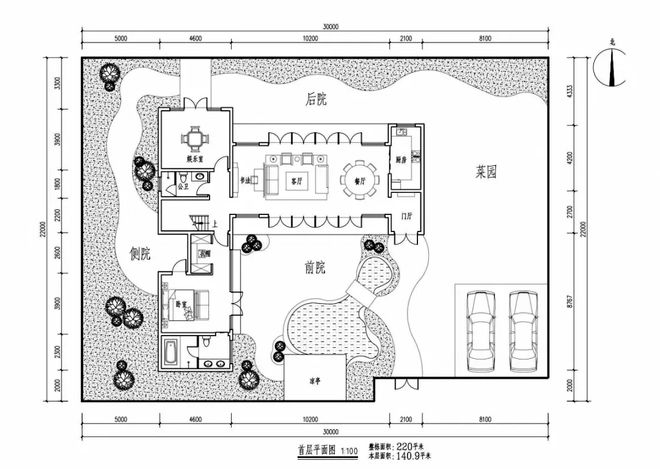 天博定制化新中式别墅院落比宅子还大客户看后甚是满意(图3)