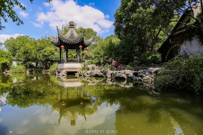 天博官网入口苏州一古镇被誉为吴中第一镇富人重视私家园林后花园比古宅美(图5)