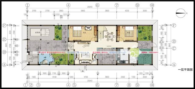 天博农村民居庭院自建房屋设计方案(图3)