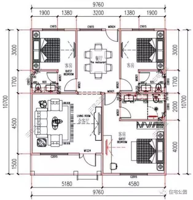 天博官网入口2套农村轻钢别墅合集造价15万到31万哪个更实用？(图4)