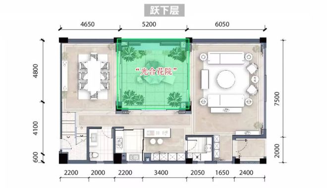 天博体育官方平台入口庭院景观房(图2)