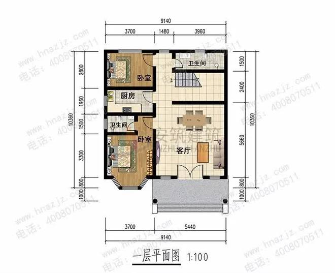 天博体育官方平台入口农村都能建的二层农村别墅占地100平左右这两款都值得建(图3)