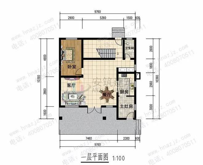 天博体育官方平台入口农村都能建的二层农村别墅占地100平左右这两款都值得建(图4)