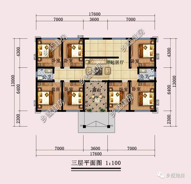 天博官网农村别墅新户型卧室多才真实用建房发愁的朋友快点开看(图4)