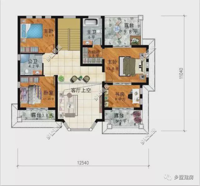 天博体育官方平台入口主体25万的二层别墅布局得体造价合理看了都想建！(图3)