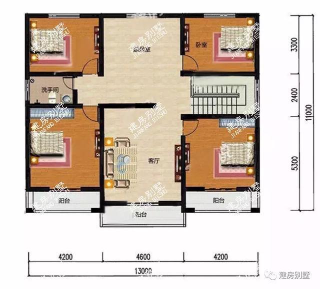 天博官网经典实用的两层自建房第一个户型在我老家都建了不少(图3)